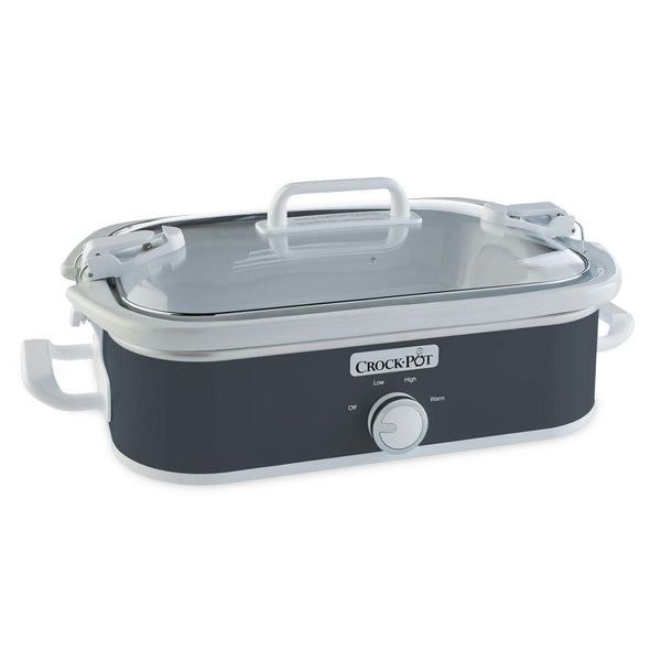 Crock-Pot® Manual 3.5-Quart Casserole Crock® Slow Cooker, Charcoal | Item Details — Item Information