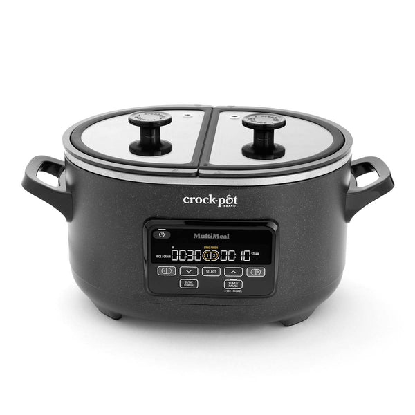 Crock-Pot® MultiMeal Multicooker and Programmable Slow Cooker, Speckled Black | Product Overview | Item Overview