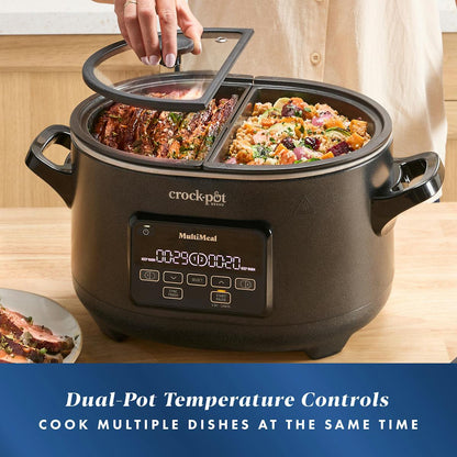Crock-Pot® MultiMeal Multicooker and Programmable Slow Cooker, Speckled Black