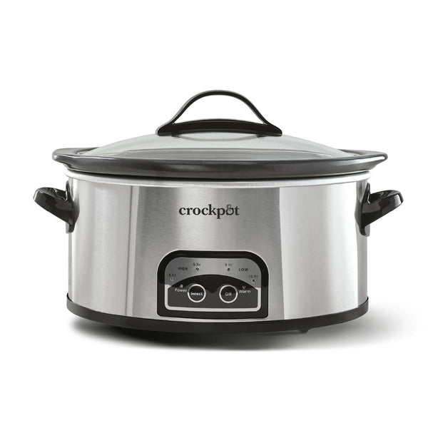 Crock-Pot® One Touch Control 6-Quart Easy-to-Clean Slow Cooker, Stainless Steel — Product Information — Product Details