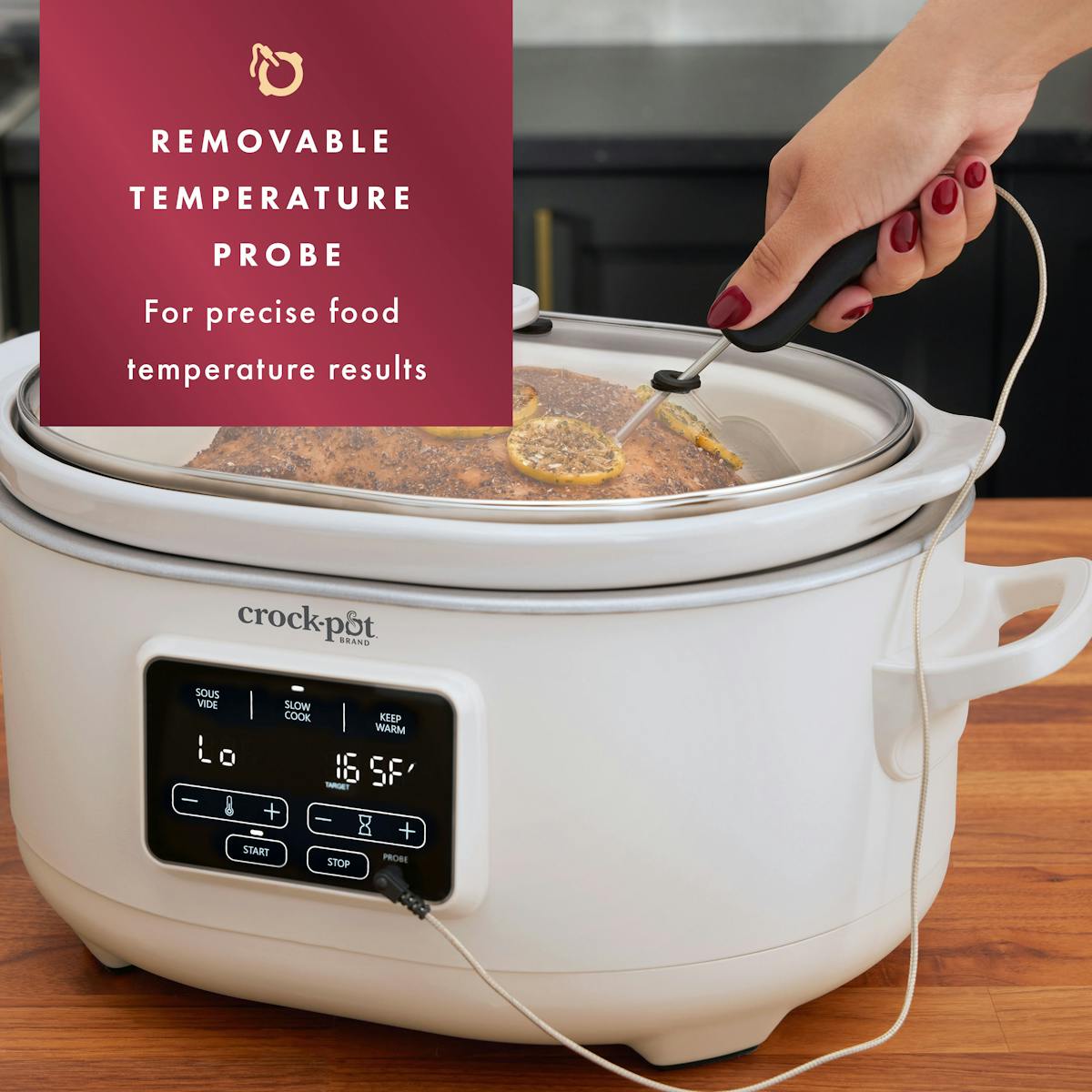 Crock-Pot® Programmable 6-Quart Slow Cooker with Sous Vide, Oat Milk